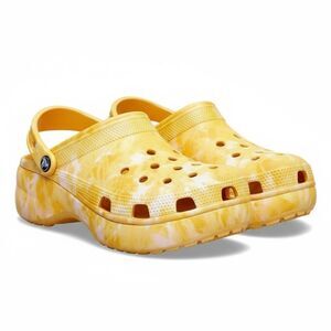 Crocs Iconic Platform Orange Sorbet Casual Slip On Comfort Shoes Women’s size 11